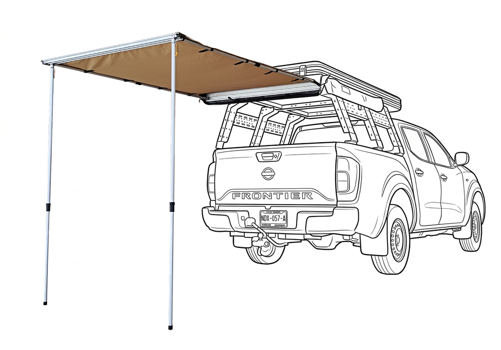 Kit Casa de Campaña, Shower Tent, Toldo y Roll Bar